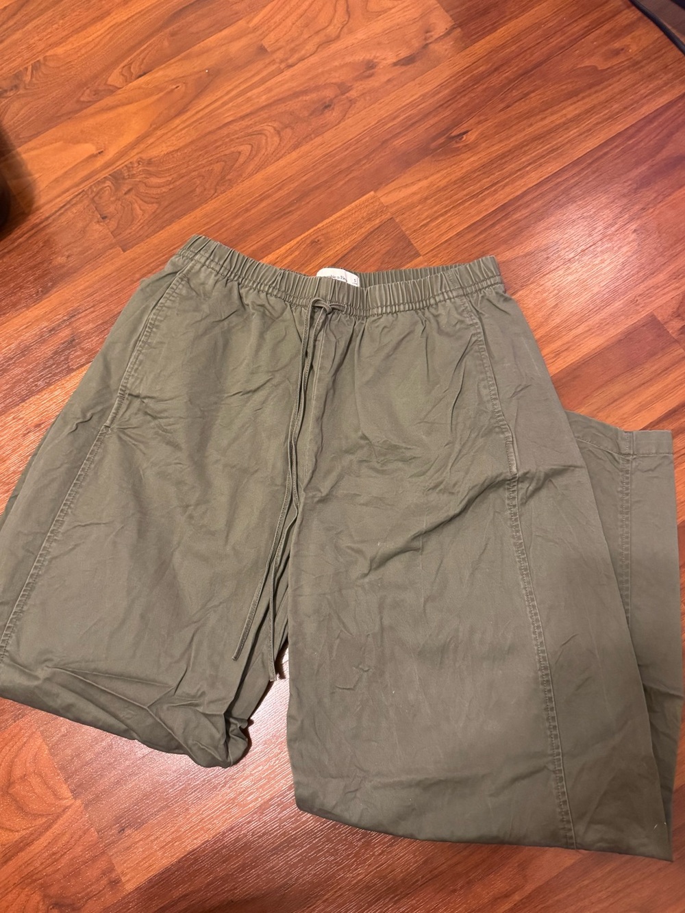 Abercrombie Twill Barrel Pull On Pant - Picture 3 of 4